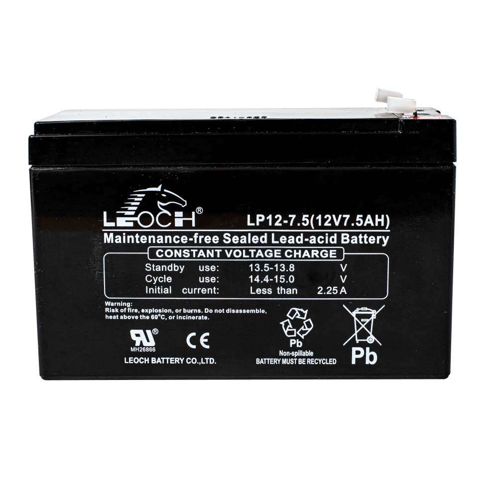 แบตเตอรี่แห้ง LEOCH LP12-7.5 (12V 7.5AH) สำหรับเครื่องสำรองไฟฟ้า UPS_1