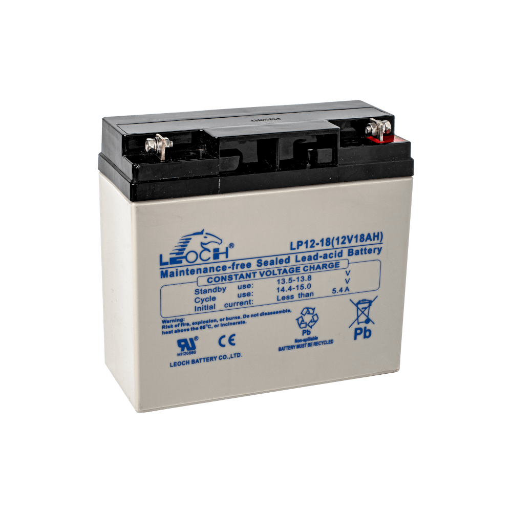 แบตเตอรี่แห้ง LEOCH LP12-18 (12V 18AH) สำหรับเครื่องสำรองไฟฟ้า UPS