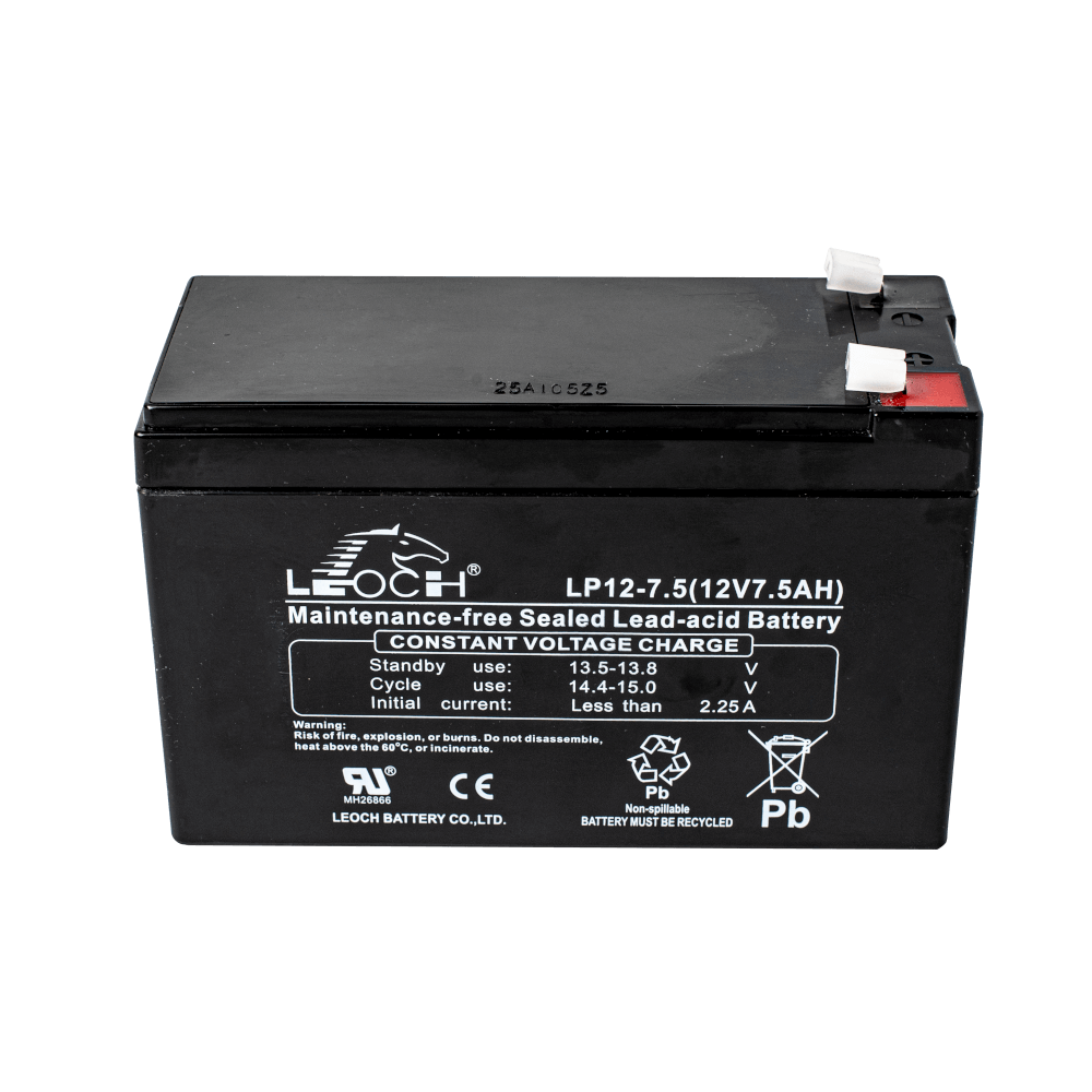 แบตเตอรี่แห้ง LEOCH LP12-7.5 (12V 7.5AH) สำหรับเครื่องสำรองไฟฟ้า UPS_2