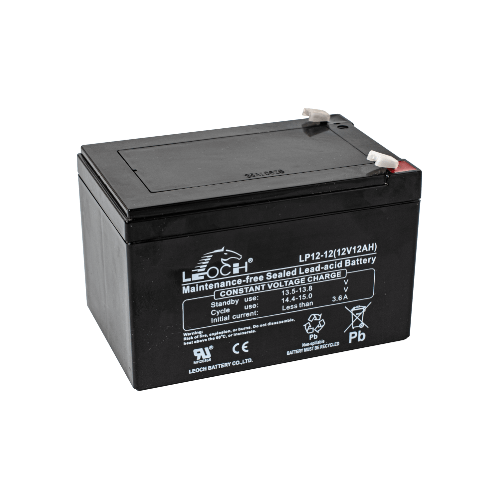 แบตเตอรี่แห้ง LEOCH LP12-12 (12V 12AH) สำหรับเครื่องสำรองไฟฟ้า UPS