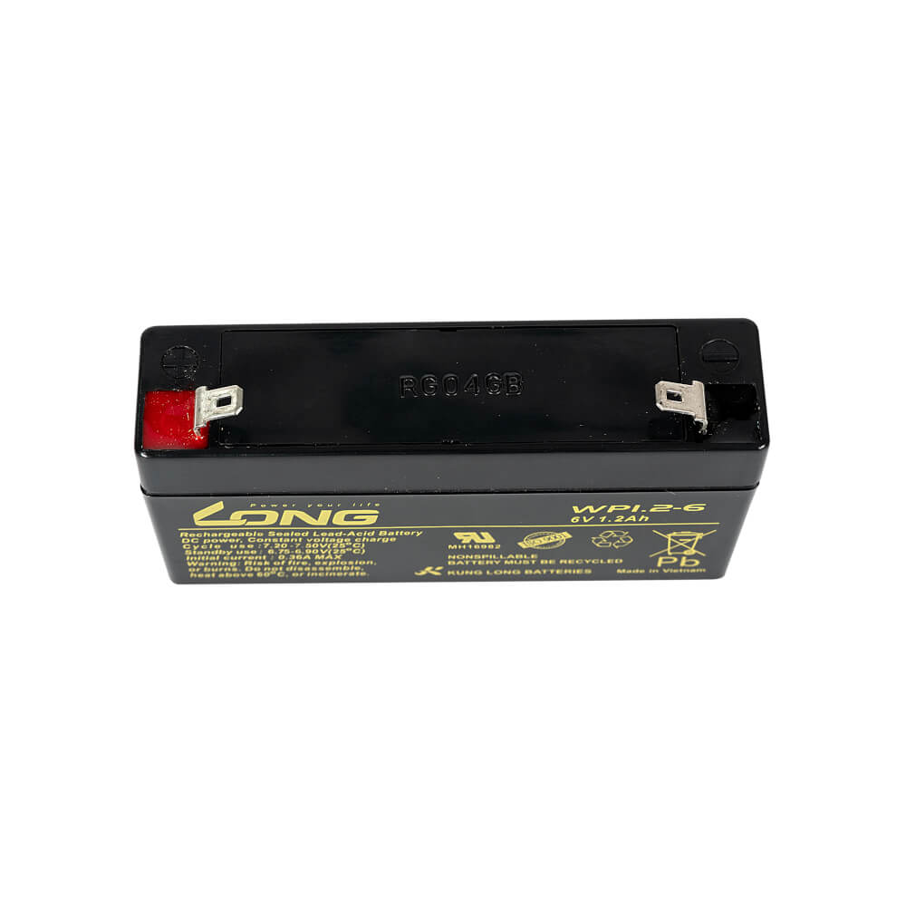 แบตเตอรี่แห้ง  LONG WP1.2-6 (6V1.2AH) สำหรับไฟฉุกเฉิน