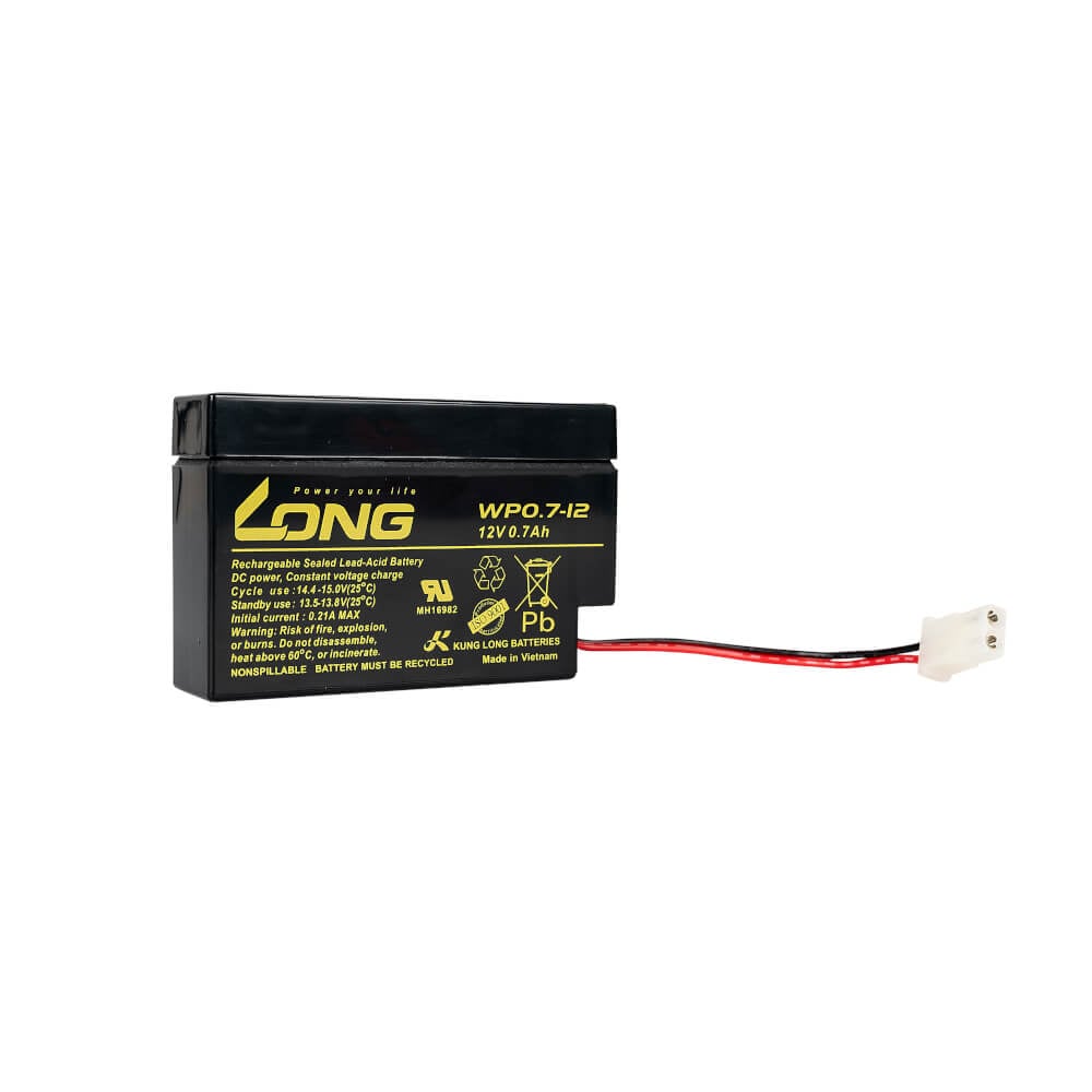 แบตเตอรี่แห้ง  LONG WP0.7-12 (12V0.7AH) สำหรับไฟฉุกเฉิน_3