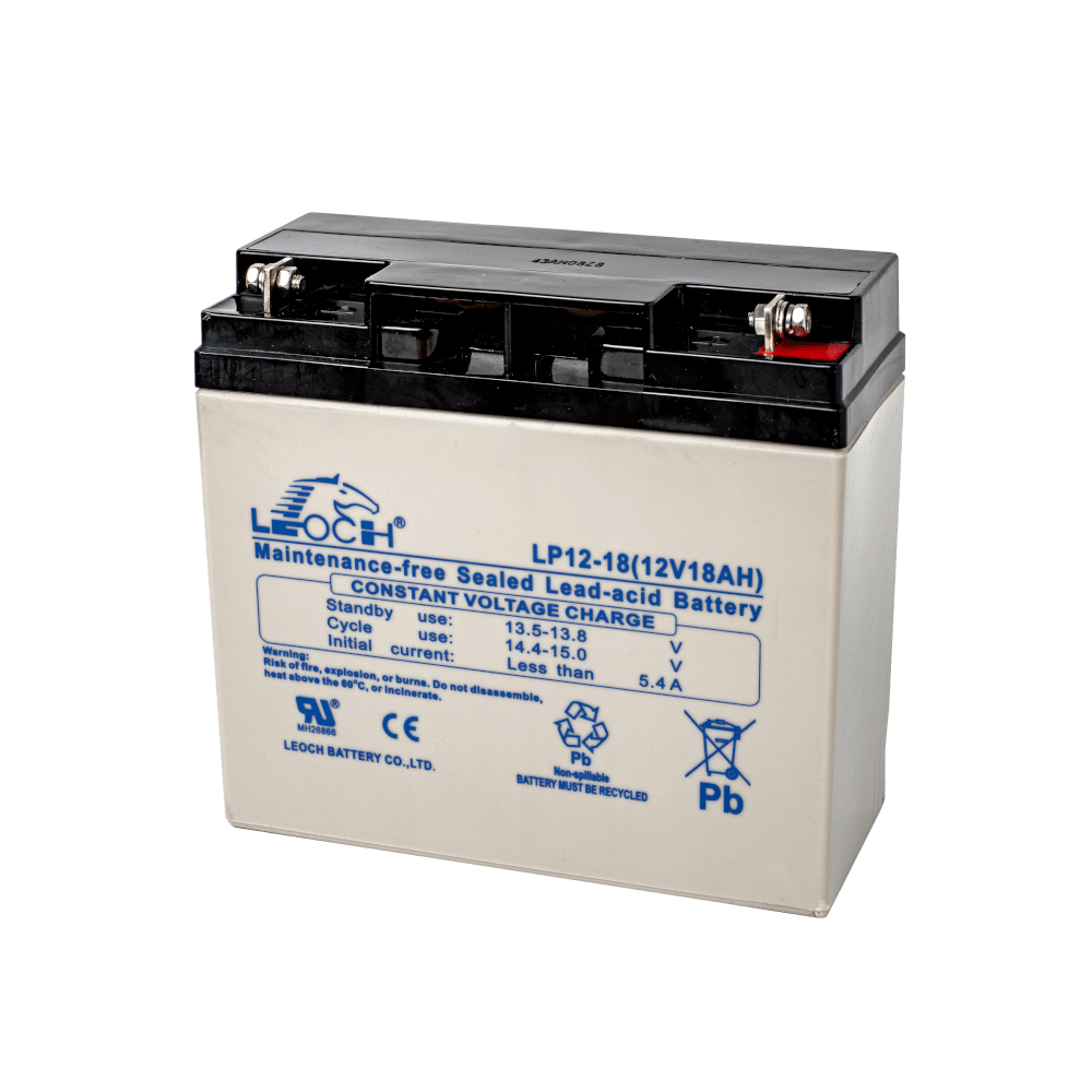 แบตเตอรี่แห้ง LEOCH LP12-18 (12V 18AH) สำหรับเครื่องสำรองไฟฟ้า UPS