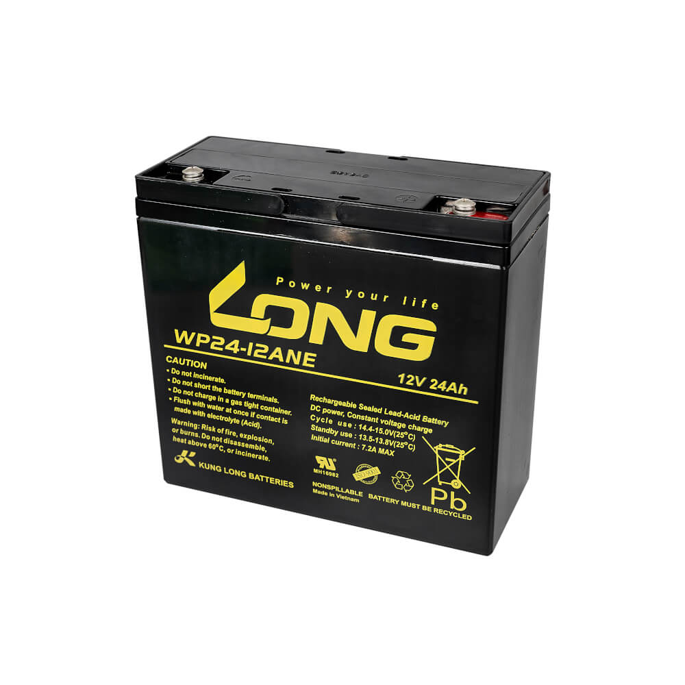 แบตเตอรี่แห้ง LONG WP24-12ANE (12V 24AH) สำหรับเครื่องสำรองไฟฟ้า UPS และ รถไฟฟ้า_5
