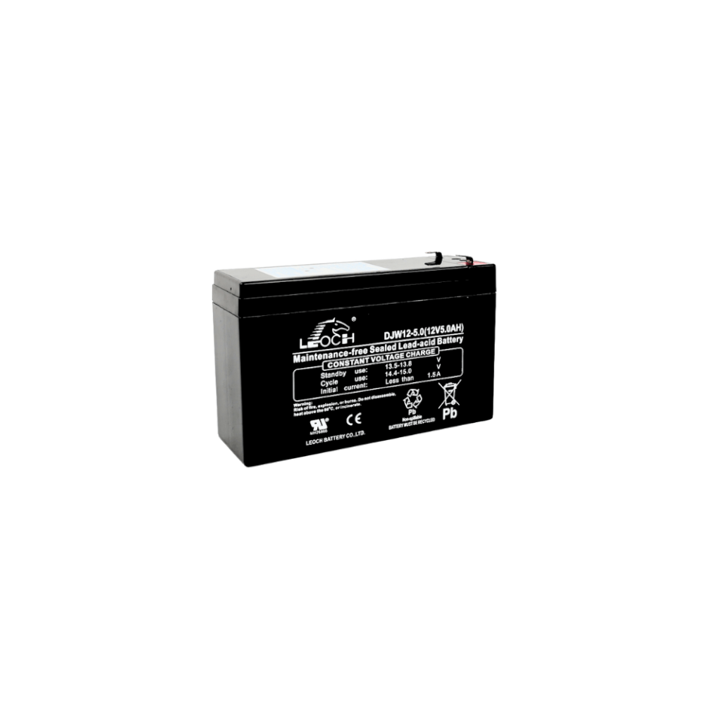 แบตเตอรี่แห้ง LEOCH DJW12-5.0 (12V 5.0AH) สำหรับเครื่องสำรองไฟฟ้า UPS_5
