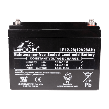 แบตเตอรี่แห้ง LEOCH LP12-28 (12V 28AH) สำหรับเครื่องสำรองไฟฟ้า UPS_0