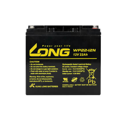 แบตเตอรี่แห้ง LONG WP22-12N (12V 22AH) สำหรับเครื่องสำรองไฟฟ้า UPS_0