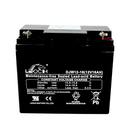 แบตเตอรี่แห้ง LEOCH DJW12-18 (12V 18AH) สำหรับเครื่องสำรองไฟฟ้า UPS_0