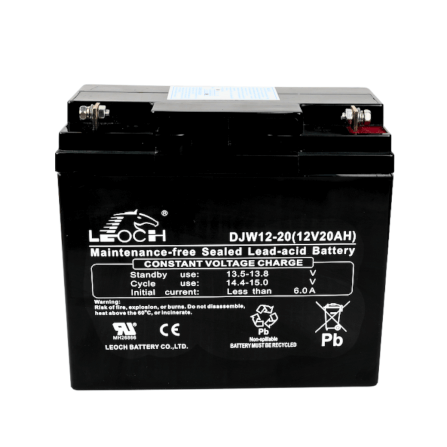 แบตเตอรี่แห้ง LEOCH DJW12-20 (12V 20AH) สำหรับเครื่องสำรองไฟฟ้า UPS_0