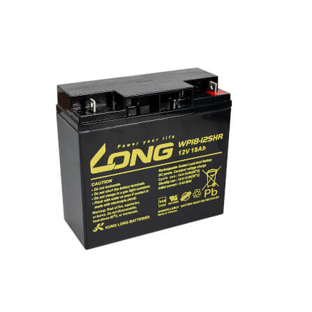 แบตเตอรี่แห้ง LONG WP18-12SHR (12V 18AH) สำหรับเครื่องสำรองไฟฟ้า UPS_1