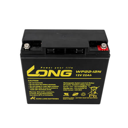 แบตเตอรี่แห้ง LONG WP22-12N (12V 22AH) สำหรับเครื่องสำรองไฟฟ้า UPS_1