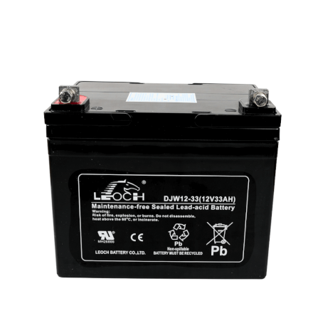 แบตเตอรี่แห้ง LEOCH DJW12-33 (12V 33AH) สำหรับเครื่องสำรองไฟฟ้า UPS_1