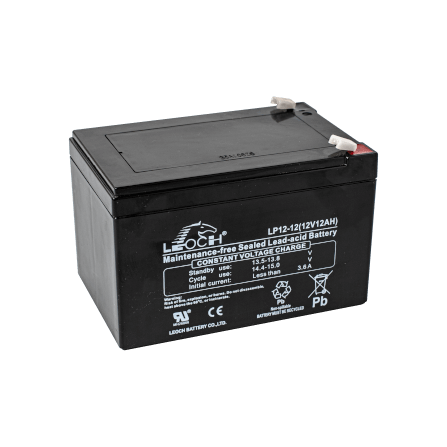แบตเตอรี่แห้ง LEOCH LP12-12 (12V 12AH) สำหรับเครื่องสำรองไฟฟ้า UPS_2