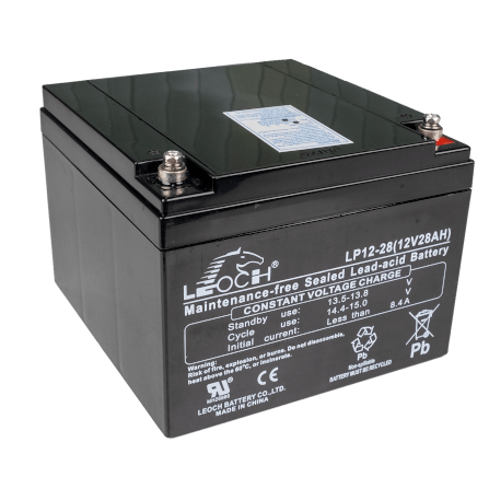 แบตเตอรี่แห้ง LEOCH LP12-28 (12V 28AH) สำหรับเครื่องสำรองไฟฟ้า UPS_2