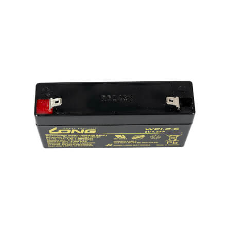 แบตเตอรี่แห้ง  LONG WP1.2-6 (6V1.2AH) สำหรับไฟฉุกเฉิน_2