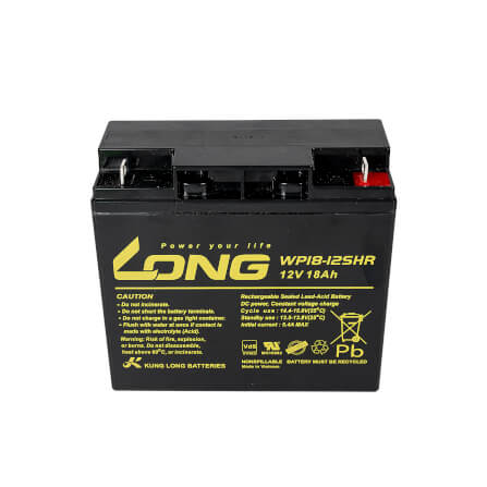แบตเตอรี่แห้ง LONG WP18-12SHR (12V 18AH) สำหรับเครื่องสำรองไฟฟ้า UPS_2