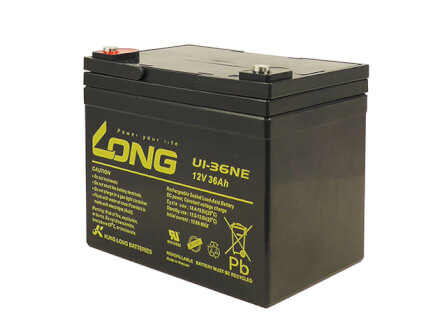 แบตเตอรี่แห้ง LONG U1-36NE (12V 36AH) สำหรับเครื่องสำรองไฟฟ้า UPS และ รถไฟฟ้า_2