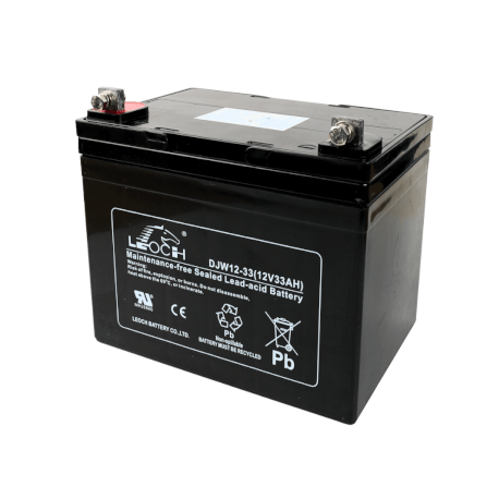 แบตเตอรี่แห้ง LEOCH DJW12-33 (12V 33AH) สำหรับเครื่องสำรองไฟฟ้า UPS_3