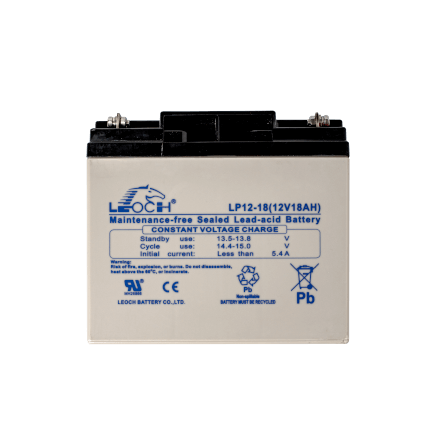 แบตเตอรี่แห้ง LEOCH LP12-18 (12V 18AH) สำหรับเครื่องสำรองไฟฟ้า UPS_4