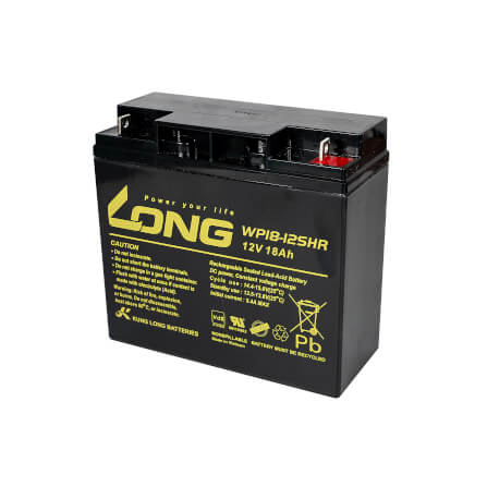 แบตเตอรี่แห้ง LONG WP18-12SHR (12V 18AH) สำหรับเครื่องสำรองไฟฟ้า UPS_5