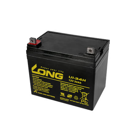 แบตเตอรี่แห้ง LONG U1-34H (12V 34AH) สำหรับเครื่องสำรองไฟฟ้า UPS และ รถไฟฟ้า_5