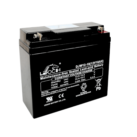 แบตเตอรี่แห้ง LEOCH DJW12-18 (12V 18AH) สำหรับเครื่องสำรองไฟฟ้า UPS_5