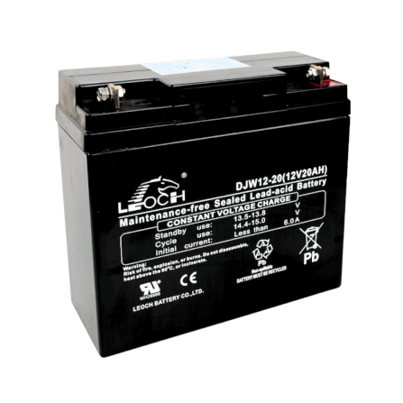 แบตเตอรี่แห้ง LEOCH DJW12-20 (12V 20AH) สำหรับเครื่องสำรองไฟฟ้า UPS_5