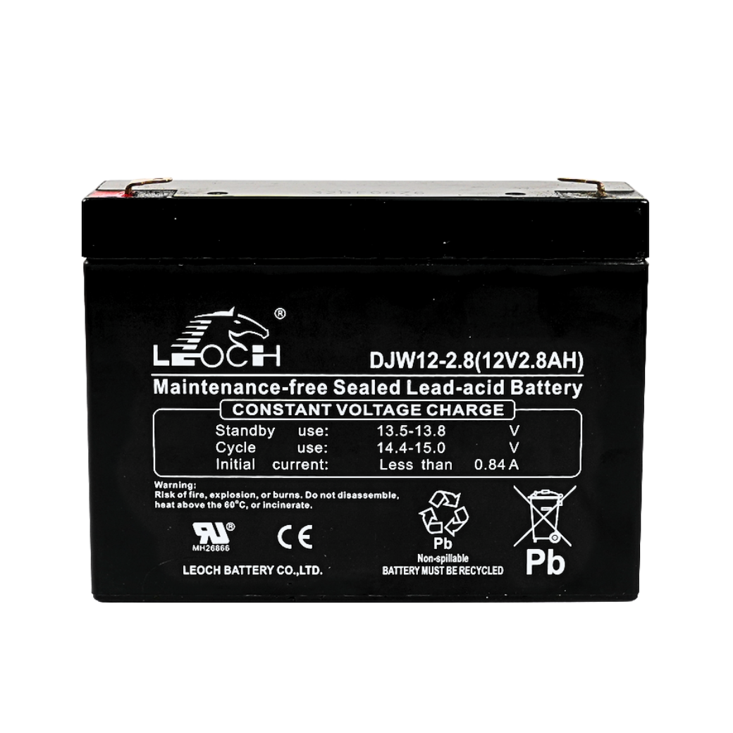 แบตเตอรี่แห้ง LEOCH DJW12-2.8 (12V2.8AH) สำหรับไฟฉุกเฉิน_0