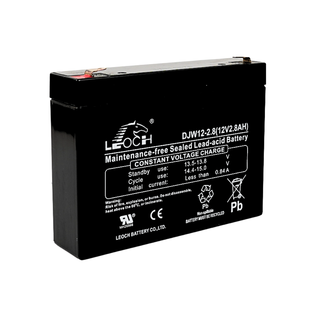 แบตเตอรี่แห้ง LEOCH DJW12-2.8 (12V2.8AH) สำหรับไฟฉุกเฉิน_2