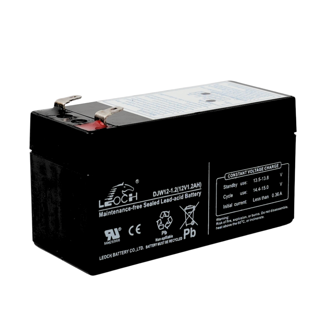 แบตเตอรี่แห้ง LEOCH DJW12-1.2 (12V1.2AH) สำหรับไฟฉุกเฉิน_2
