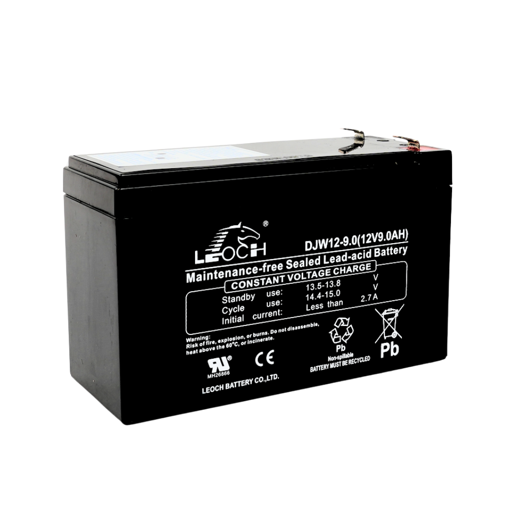 แบตเตอรี่แห้ง  LEOCH DJW12-9.0 (12V 9.0AH) สำหรับเครื่องสำรองไฟฟ้า UPS_5