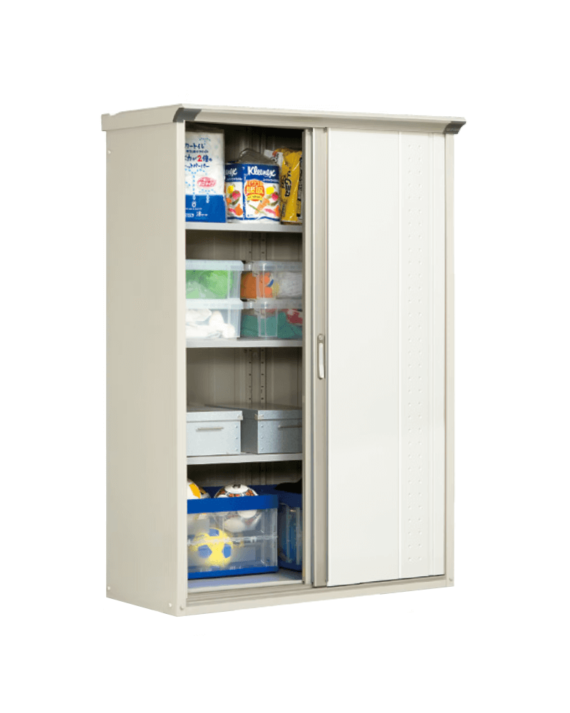 ตู้เก็บของกลางแจ้ง TAKUBO GP135A TALL SPACE สี SILK WHITE_0