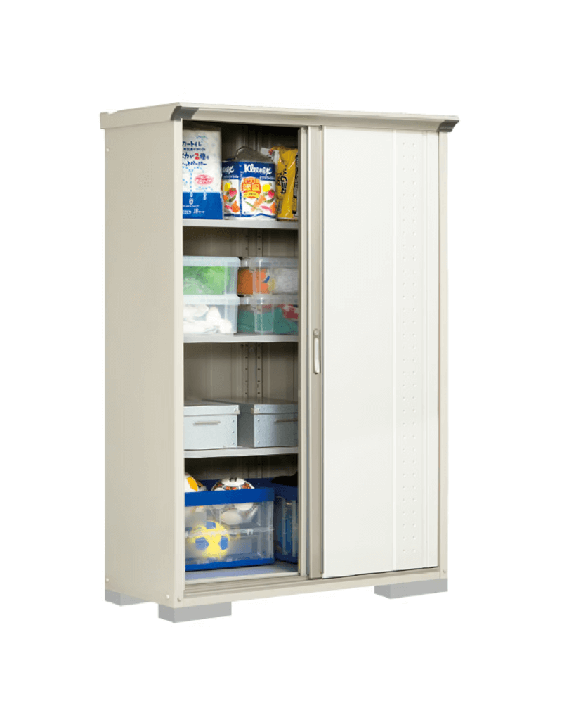 ตู้เก็บของกลางแจ้ง TAKUBO GP135A TALL SPACE สี SILK WHITE_1