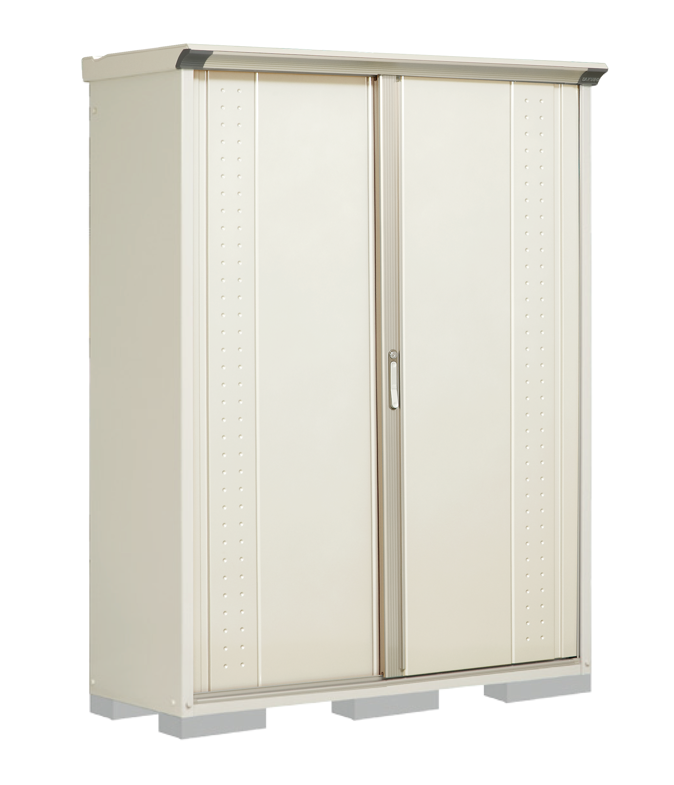ตู้เก็บของกลางแจ้ง TAKUBO GP155A TALL SPACE สี MOON WHITE