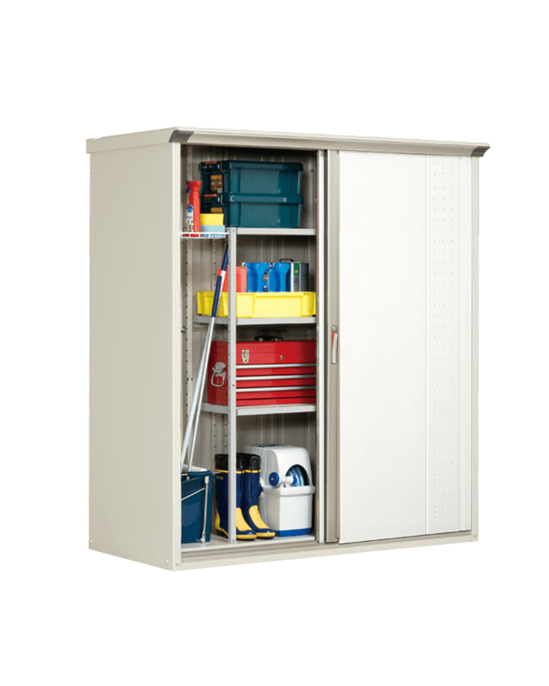 ตู้เก็บของกลางแจ้ง TAKUBO GP177A FULL SHELF สี SILK WHITE_0