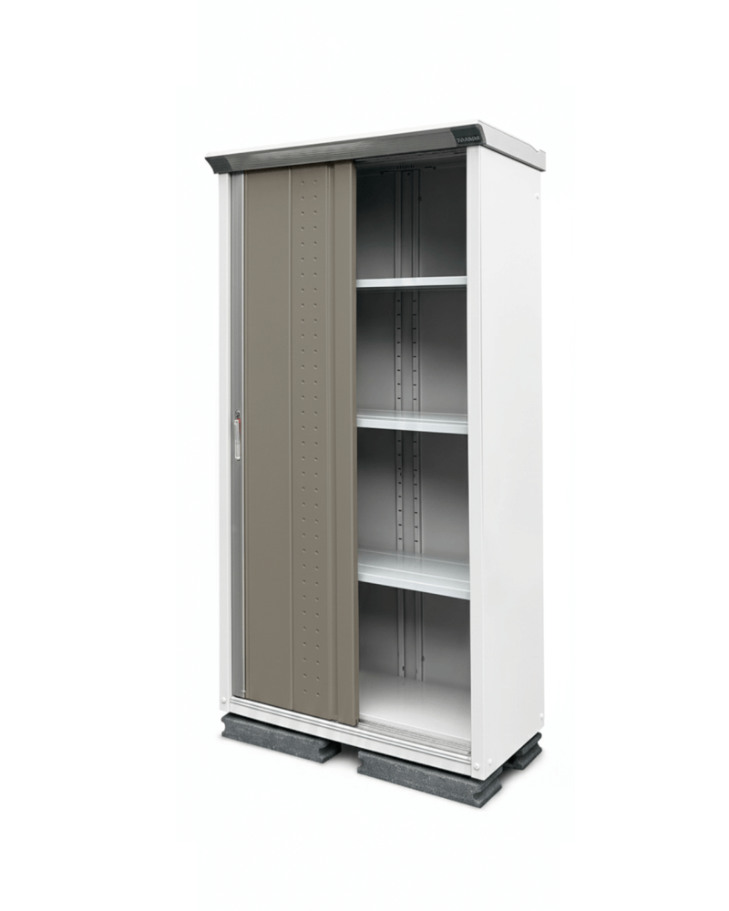 ตู้เก็บของกลางแจ้ง TAKUBO GP95A TALL SPACE สี CARBON BROWN_2