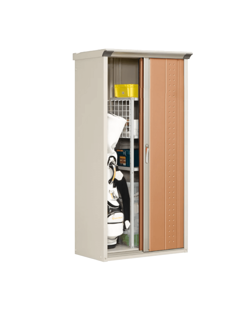 ตู้เก็บของกลางแจ้ง TAKUBO GP95A FULL SHELF สี TROPICAL ORANGE_0