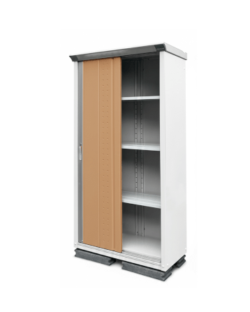 ตู้เก็บของกลางแจ้ง TAKUBO GP95A TALL SPACE สี TROPICAL ORANGE_2