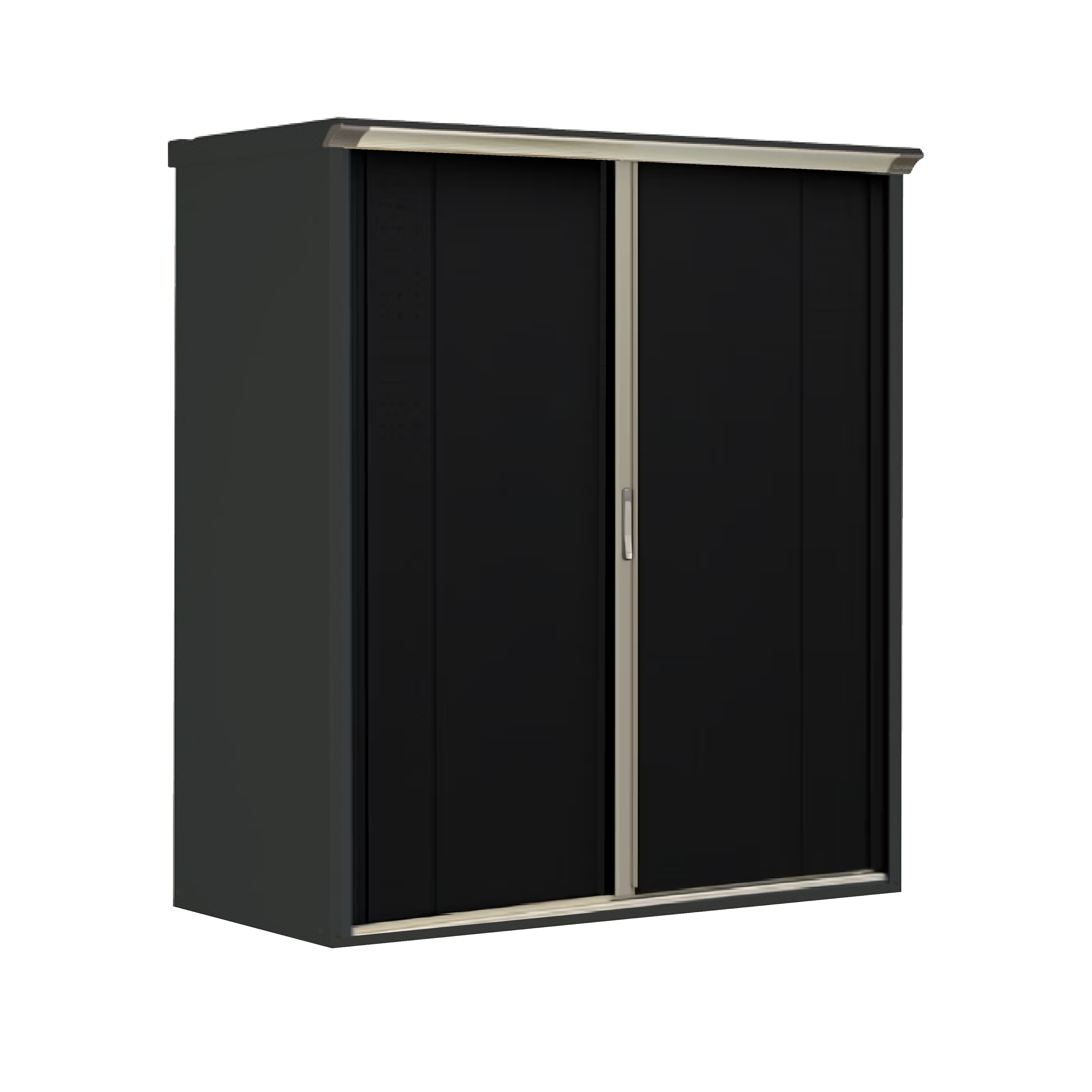 ตู้เก็บของกลางแจ้ง TAKUBO GPY177A TALL SPACE สี IVORY BLACK