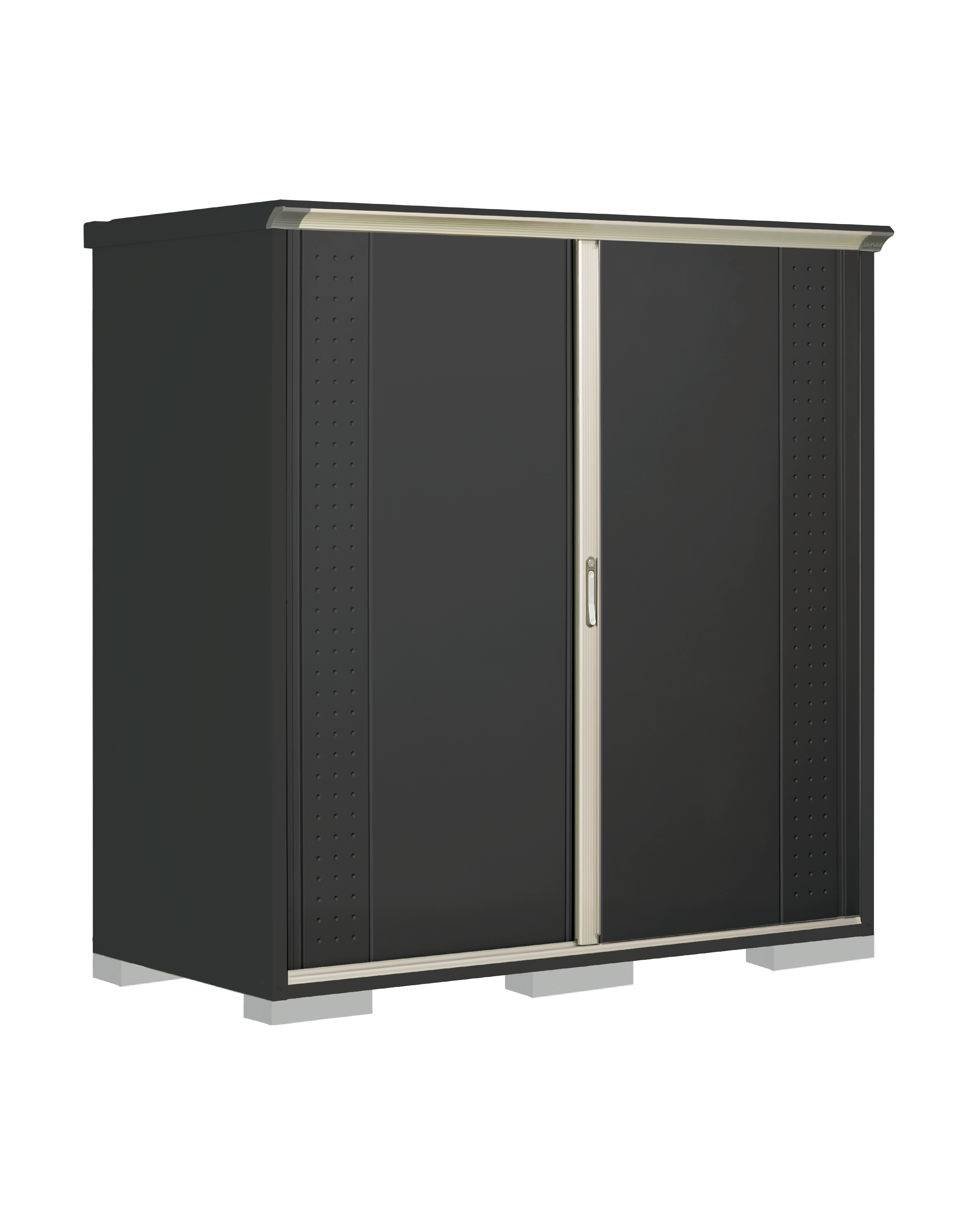 ตู้เก็บของกลางแจ้ง TAKUBO GPY199A FULL SHELF สี IVORY BLACK_1
