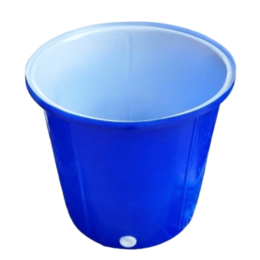 อ่างกลม RTO-250 ลิตร COSMO สีนํ้าเงิน (สูง)_1