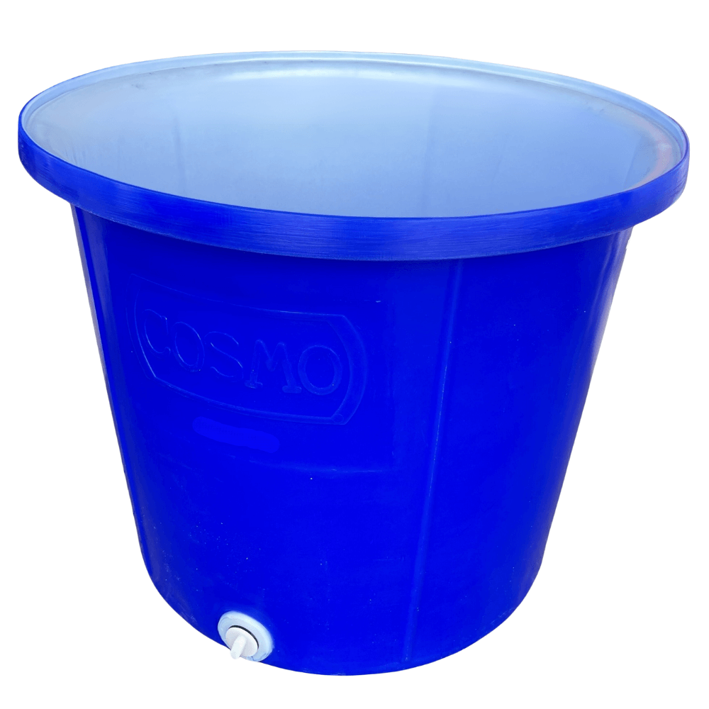 อ่างกลม RTO-250 ลิตร COSMO สีนํ้าเงิน (สูง)_3