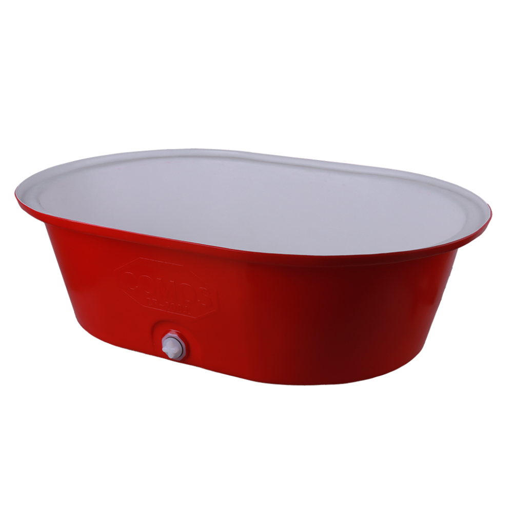 อ่างรูปไข่ CR-300 ลิตร COMOS สีส้ม_2