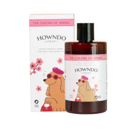 แชมพูผสมครีมนวดสำหรับสุนัข HOWNDO สูตร THE COLORS OF SPRING กลิ่นซากุระ บำรุงขน ลดอาการคัน 300 มล._0