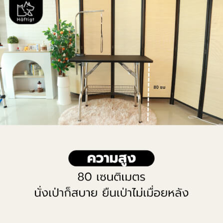โต๊ะเป่าขนสัตว์เลี้ยง HAFTIGT ขนาด 55X95X78 ซม. แข็งแรง ทนทาน_5