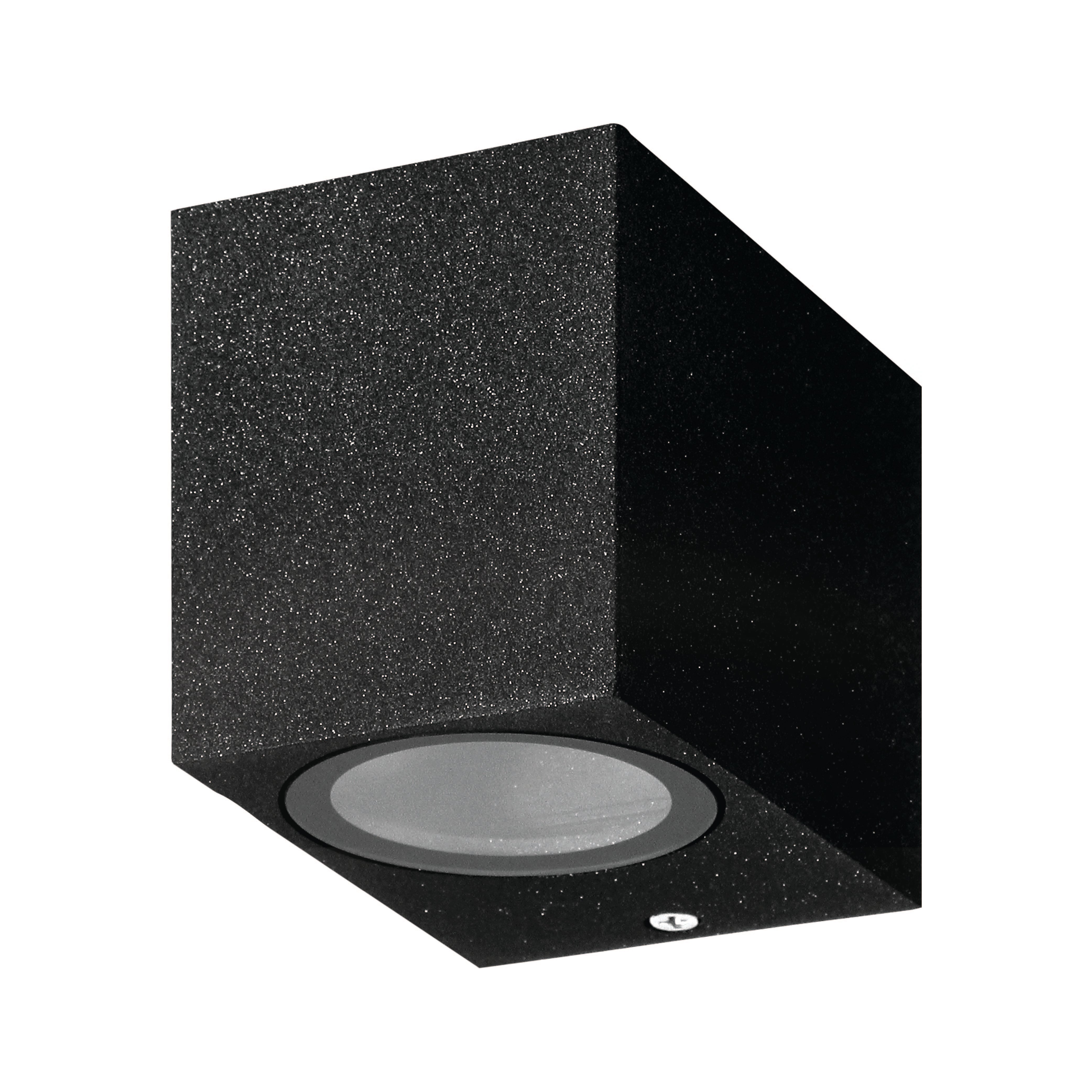 ไฟผนังภายนอก SL LIGHTING 2332W GU10 สี่เหลี่ยม สีดำ แบบ 1 ทาง_0