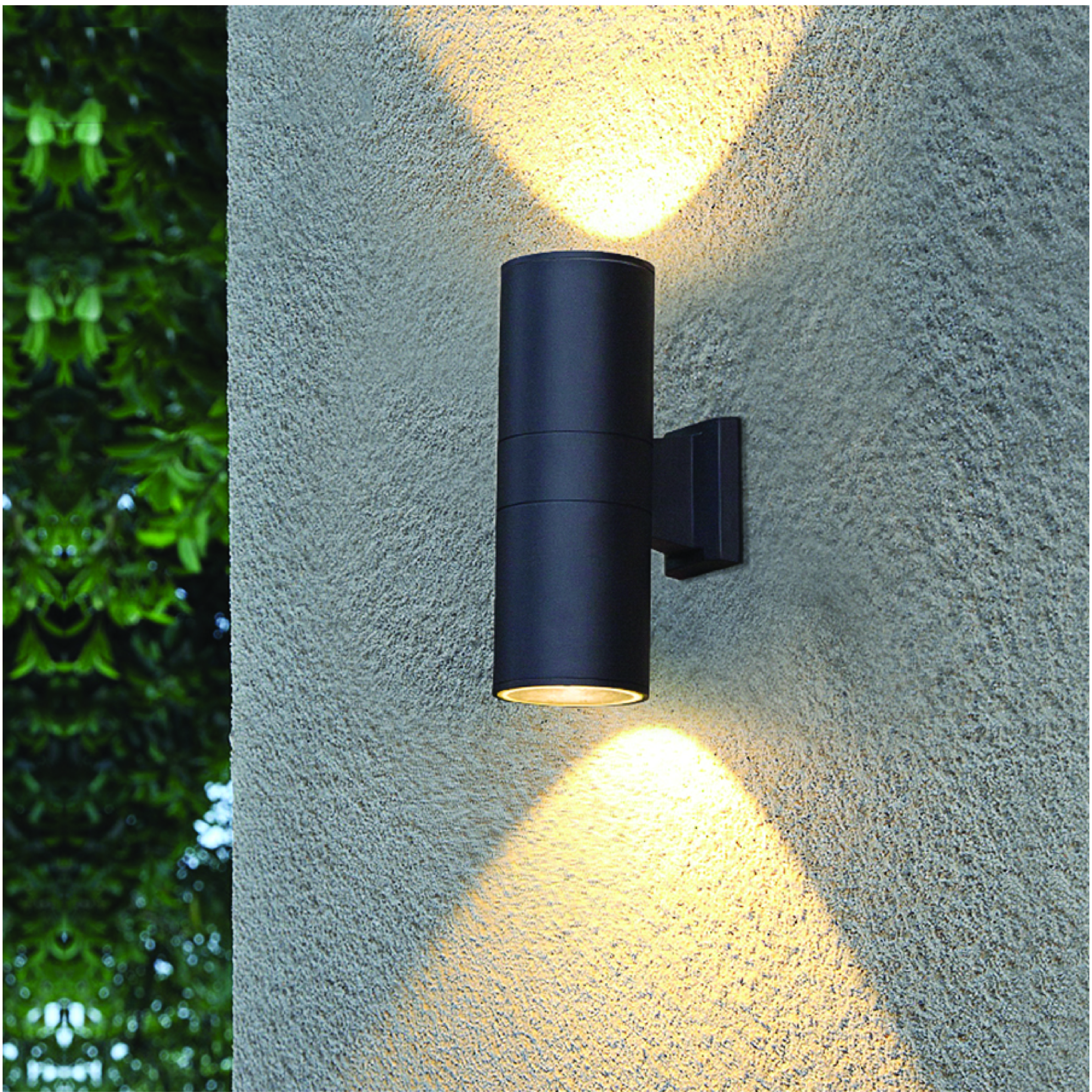 ไฟผนังภายนอก SL LIGHTING M3301 E27 ทรงกระบอก สีดำ แบบ 2 ทาง_3