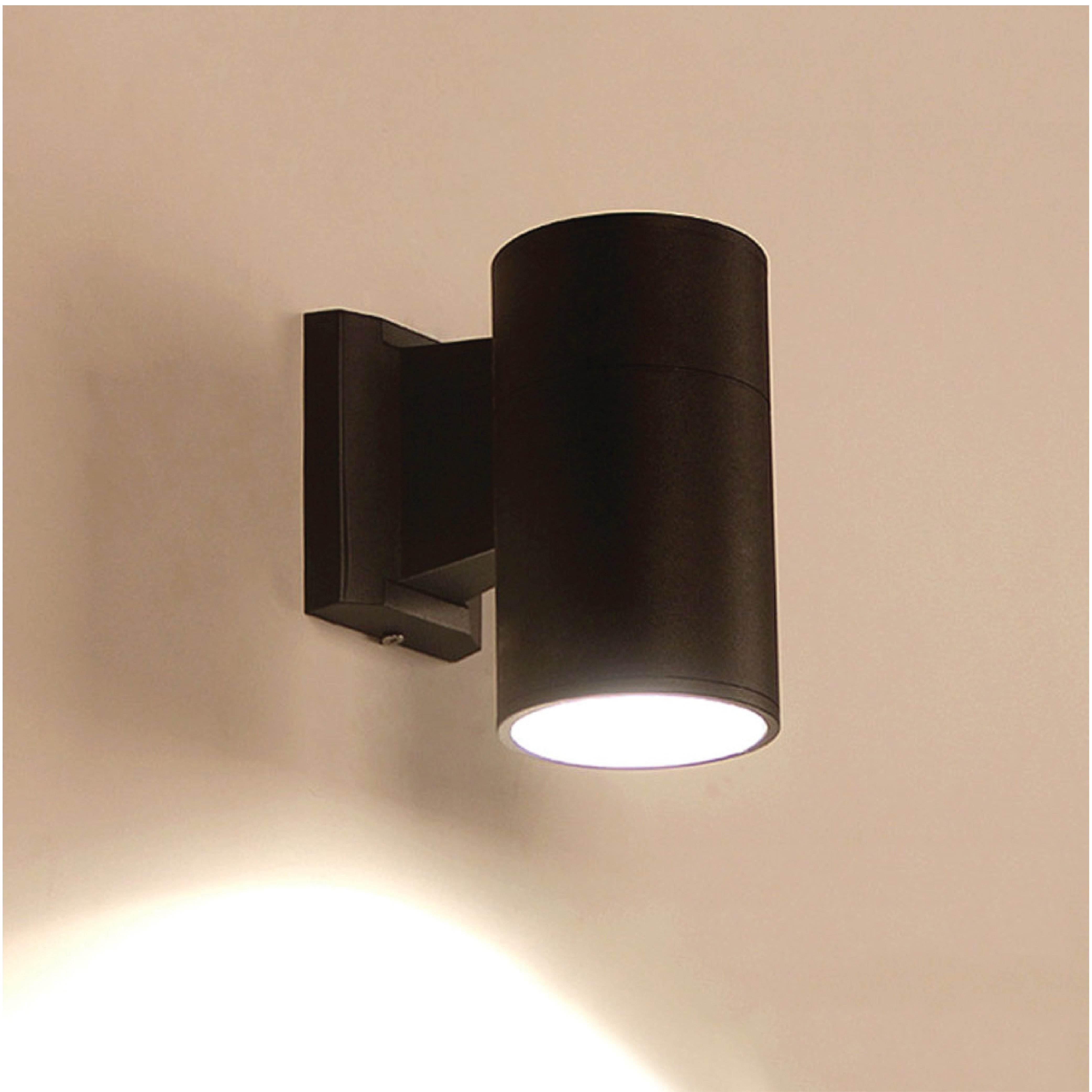 ไฟผนังภายนอก SL LIGHTING M3301 E27 ทรงกระบอก สีดำ แบบ 1 ทาง_3