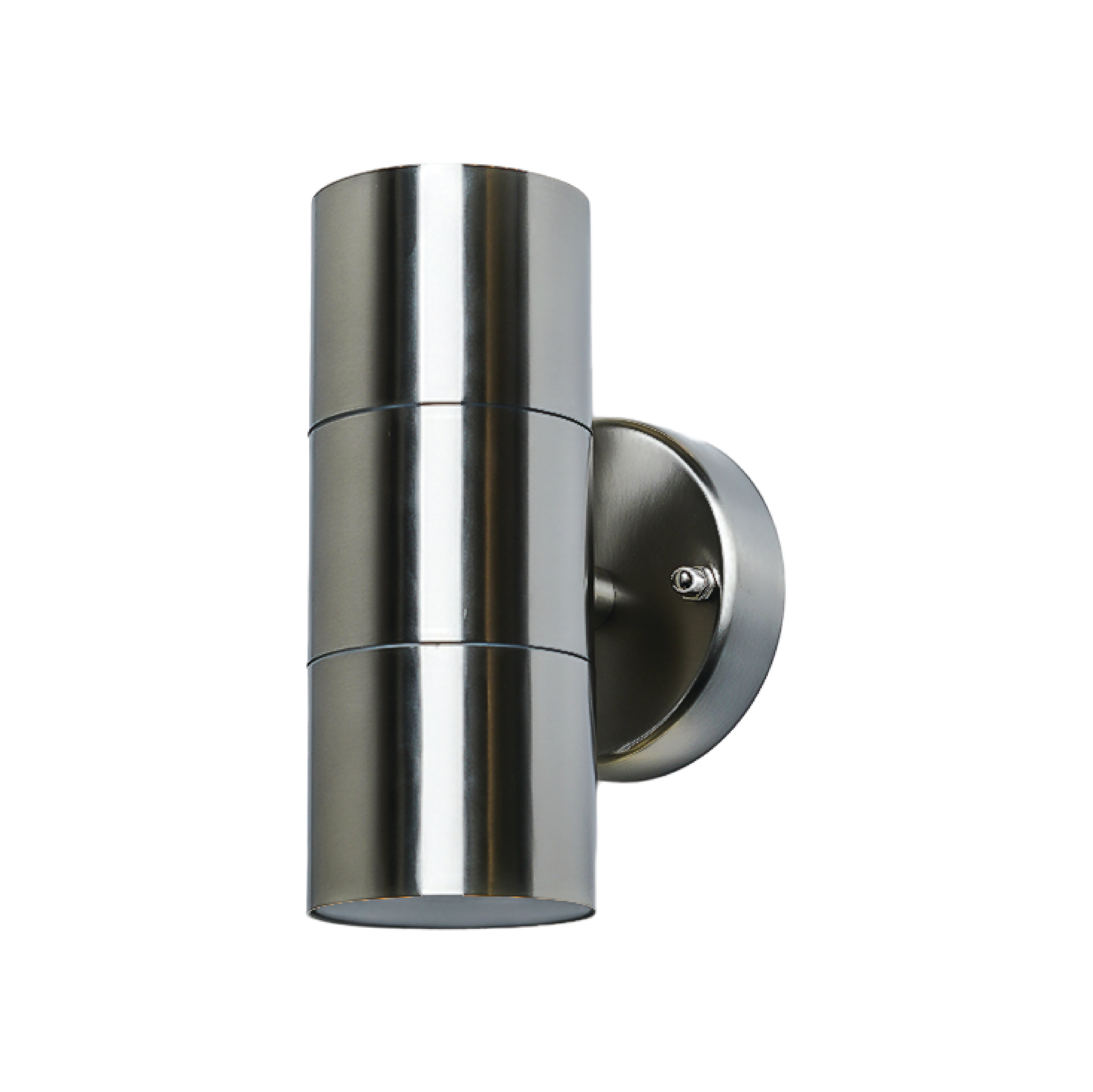 ไฟผนังภายนอก SL LIGHTING MILLER GU10 ทรงกระบอก สีเงิน แบบ 2 ทาง_0