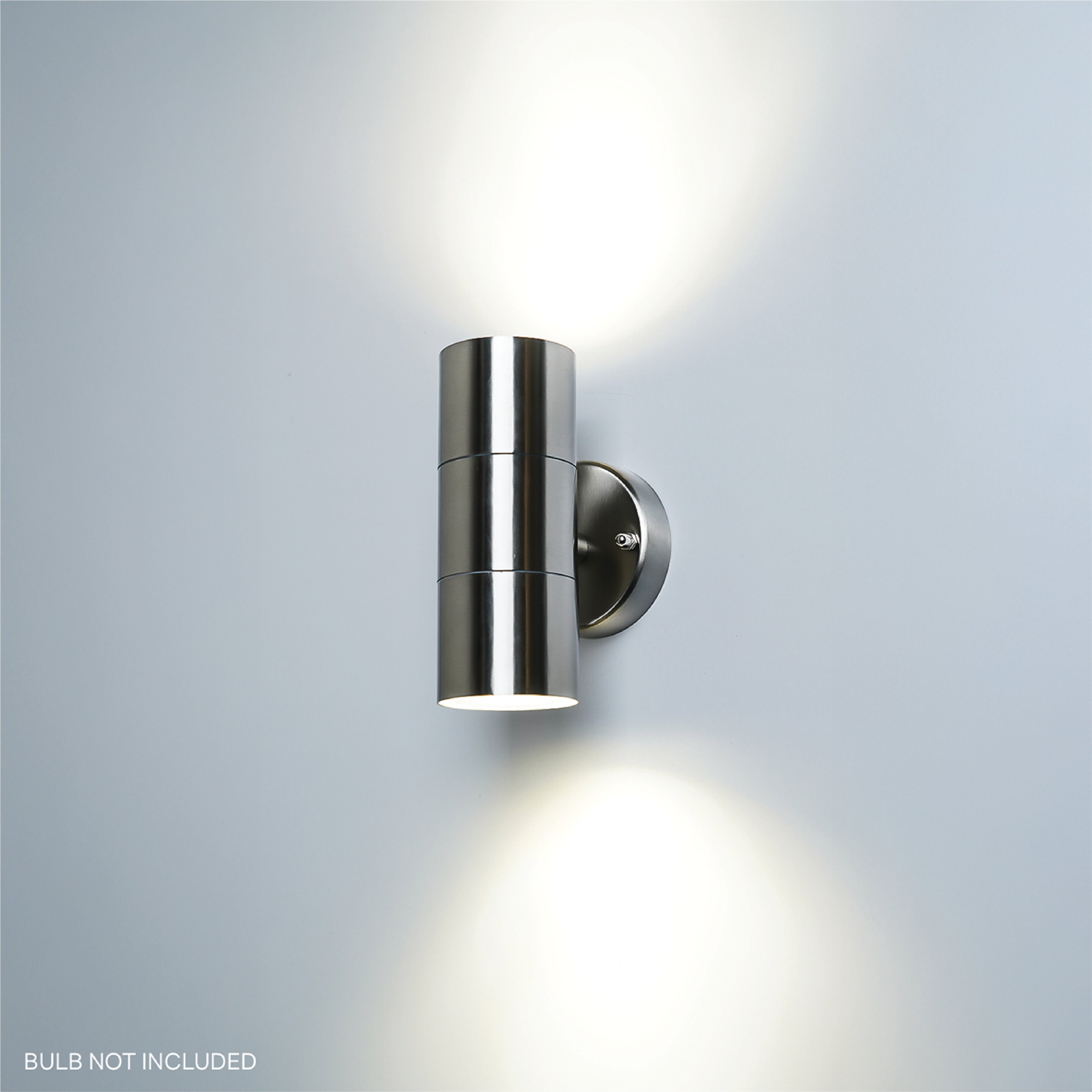 ไฟผนังภายนอก SL LIGHTING MILLER GU10 ทรงกระบอก สีเงิน แบบ 2 ทาง_5